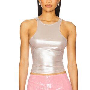 OW Collection Nina Top in Liquid Pink size small